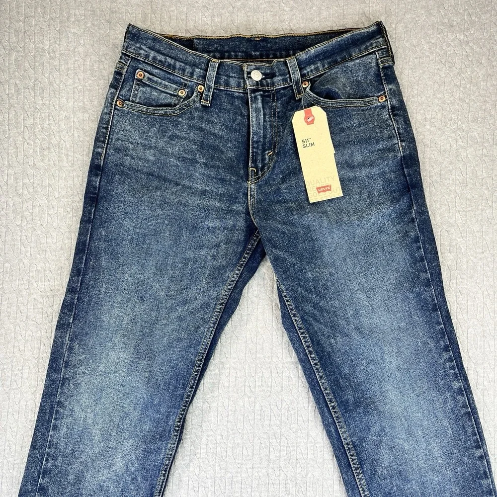 Levi's 511‎ New With Tags blue jeans Mens (30x32)  slim fit original stretch